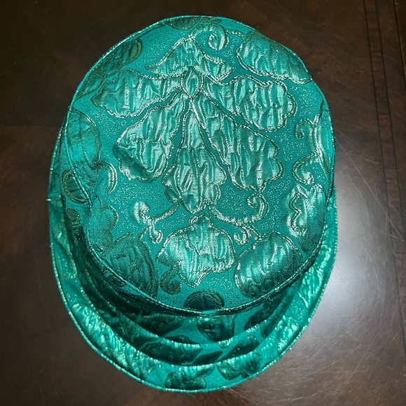 New Gucci GG Supreme Logo Green Floral Double Sided Bucket Hat Size L - Picture 12 of 16